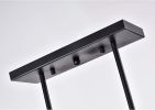 Warehouse of Tiffany Desaki Matte Black (5) Light Chandelier