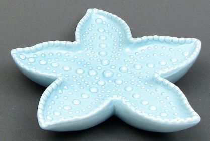 Blue Ceramic Starfish