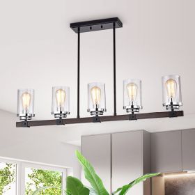 Henlu 5-Light Linear Chandelier