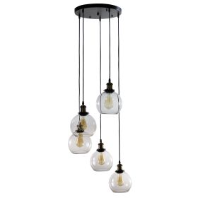 Warehouse of Tiffany Deeni 5-light Pendant Light