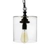 Warehouse of Tiffany Kostro Bronze and Glass Pendant Light