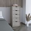 Basilea 5 Drawers Tall Dresser, Pull Out System