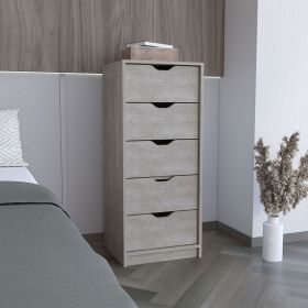 Basilea 5 Drawers Tall Dresser, Pull Out System