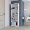 Benzoni White Bookcase