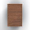 Bridgevine Home Nantucket 14 inch Chairside Table, No Assembly Required, Blue Denim and Whiskey Finish