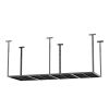 3x8 Black Heavy Duty Overhead Garage Storage Rack