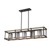 Warehouse of Tiffany Desaki Matte Black (5) Light Chandelier