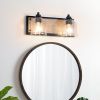 Double Black Vanity Light