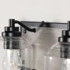 Double Black Vanity Light