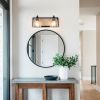 Double Black Vanity Light