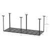 3x8 Black Heavy Duty Overhead Garage Storage Rack