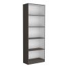 Benzoni Bookcase Matte Gray / White