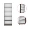 Benzoni Bookcase Matte Gray / White