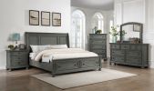 Jackson Modern Style 5-Drawer Chest Made with Wood & Rustic Gray Finish
