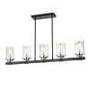 Henlu 5-Light Linear Chandelier