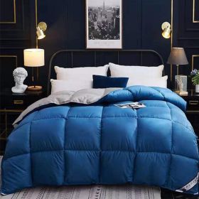 Down Duvet, Winter Duvet, Goose Down Duvet Core (Option: Blue-220* 240cm-6)