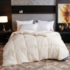 Down Duvet, Winter Duvet, Goose Down Duvet Core (Option: Creamywhite-200x230cm-8)