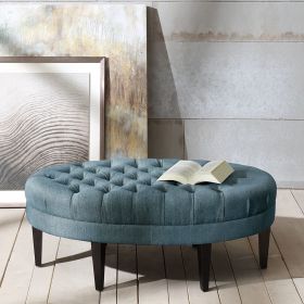Surfboard Tufted Ottoman (Color: as Pic)