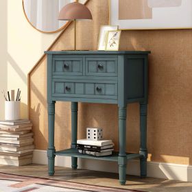 Orien Console Table (Color: Navy)