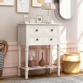 Orien Console Table (Color: Ivory)