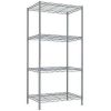Heavy Duty Steel 4-Shelf Wire Rack