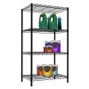 Heavy Duty Steel 4-Shelf Wire Rack