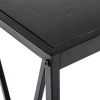 Iron Cross Frame Entryway Table