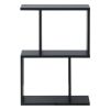 Wooden Multi-Tier S-Shaped Bookcase