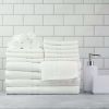 Basic Solid 18-Piece Bath Towel Set