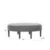 Surfboard Tufted Ottoman